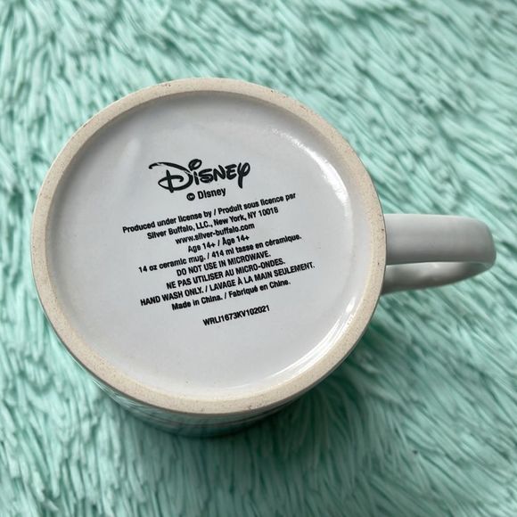 Stitch and Angel ceramic mug heart handle 14 oz - Picture 8 of 8